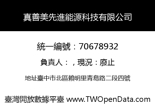 真善美先進能源科技有限公司