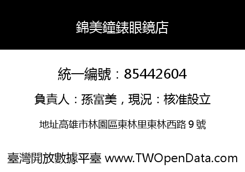 錦美鐘錶眼鏡店