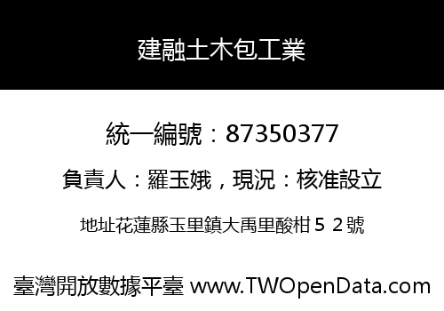 建融土木包工業