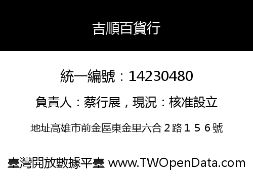吉順百貨行