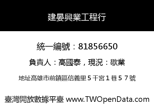 建晏興業工程行