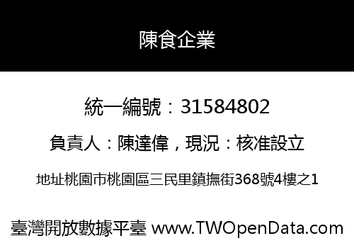陳食企業