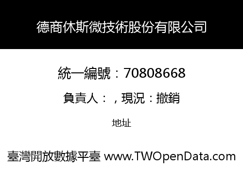 德商休斯微技術股份有限公司