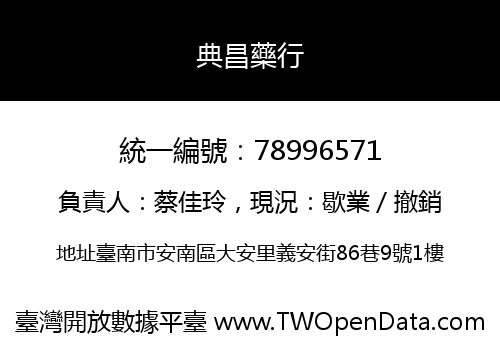 典昌藥行