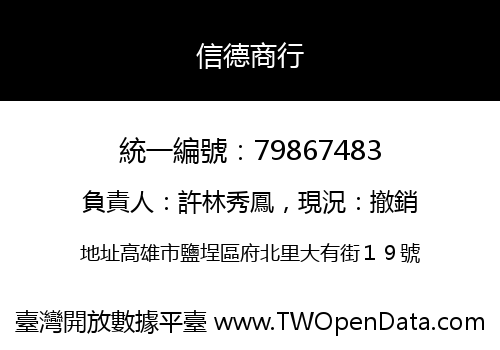 信德商行
