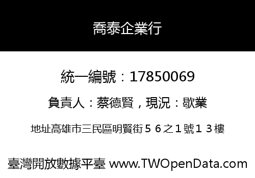 喬泰企業行