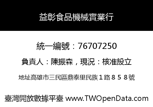 益彰食品機械實業行