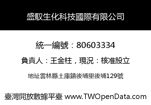 盛馭生化科技國際有限公司