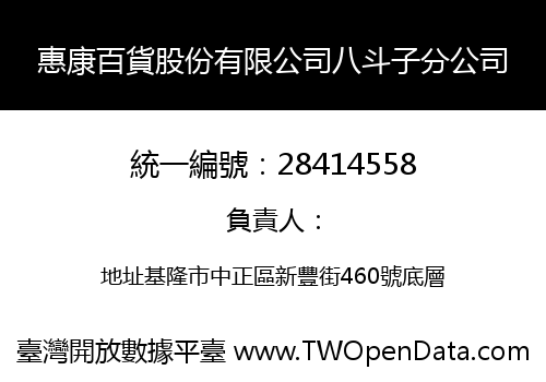 惠康百貨股份有限公司八斗子分公司