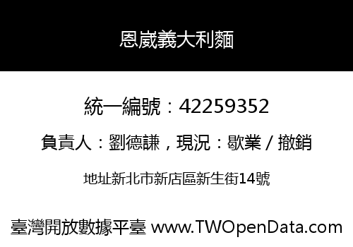 恩崴義大利麵