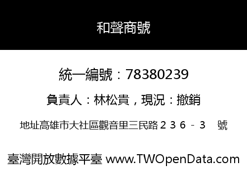和聲商號