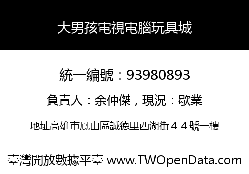 大男孩電視電腦玩具城