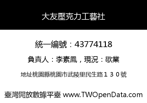 大友壓克力工藝社