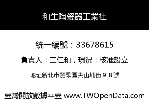 和生陶瓷器工業社