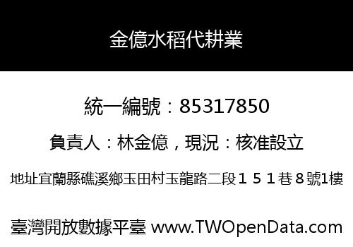 金億水稻代耕業