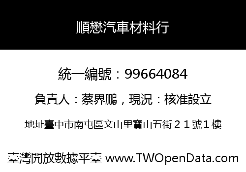 順懋汽車材料行