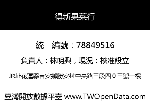 得新果菜行