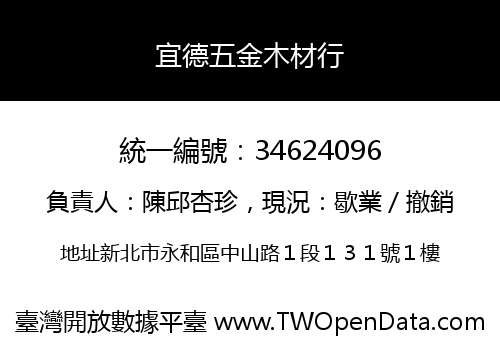 宜德五金木材行