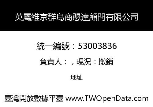 英屬維京群島商懇達顧問有限公司