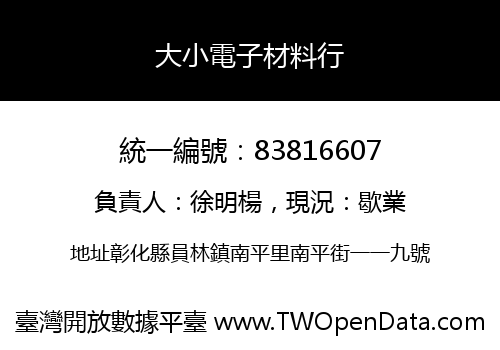 大小電子材料行