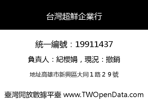 台灣超鮮企業行
