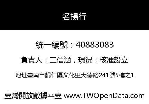 名揚行