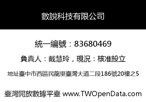 數說科技有限公司