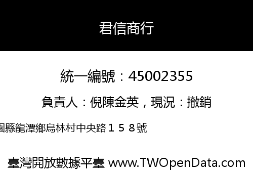 君信商行