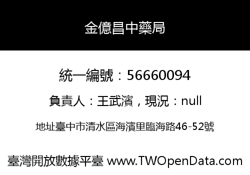 金億昌中藥局