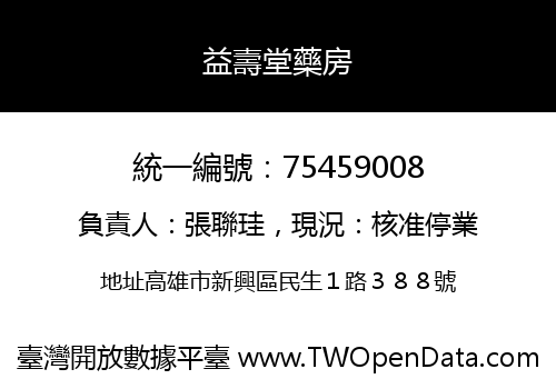 益壽堂藥房