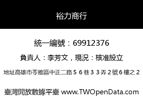 裕力商行
