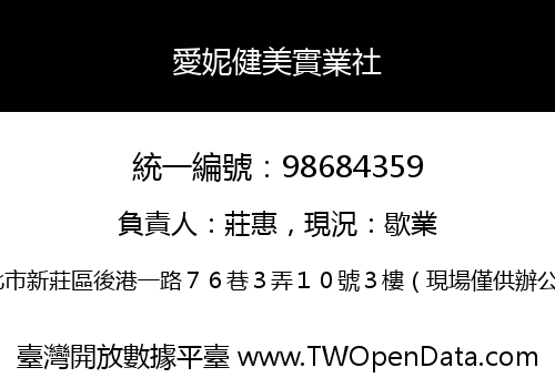 愛妮健美實業社