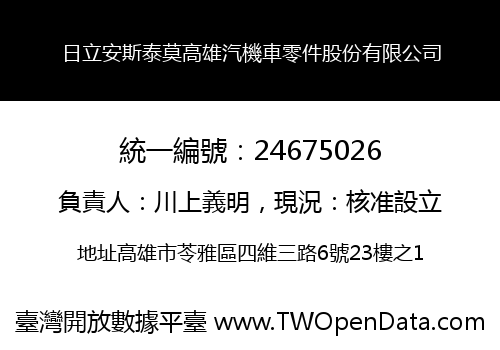 日立安斯泰莫高雄汽機車零件股份有限公司