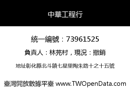 中華工程行