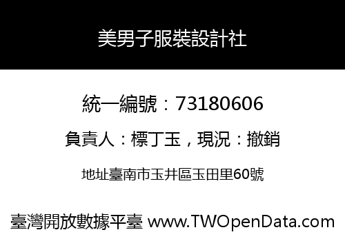 美男子服裝設計社