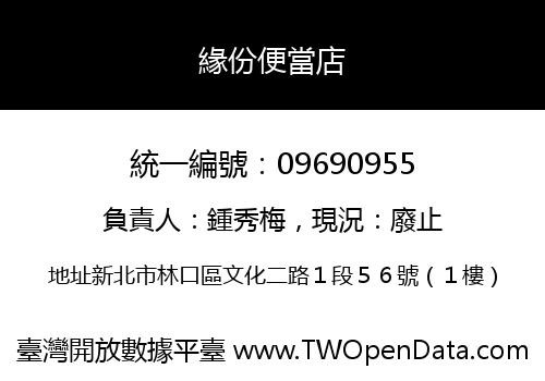 緣份便當店