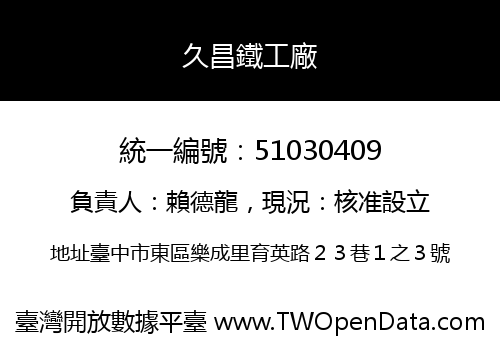 久昌鐵工廠