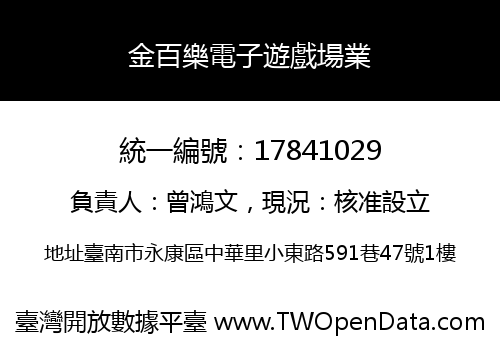 金百樂電子遊戲場業