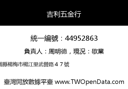 吉利五金行