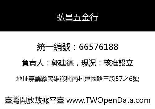 弘昌五金行