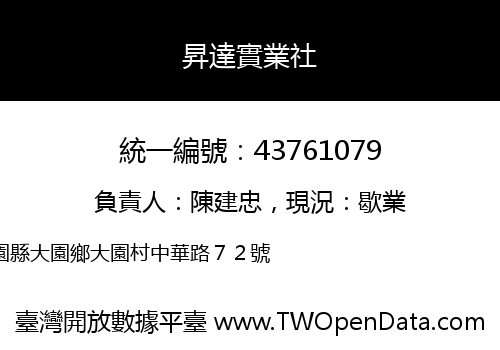 昇達實業社
