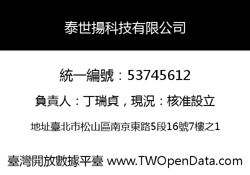 泰世揚科技有限公司