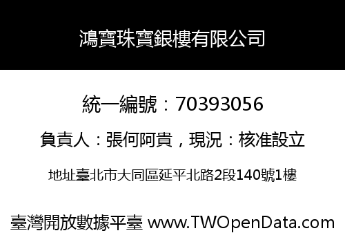 鴻寶珠寶銀樓有限公司