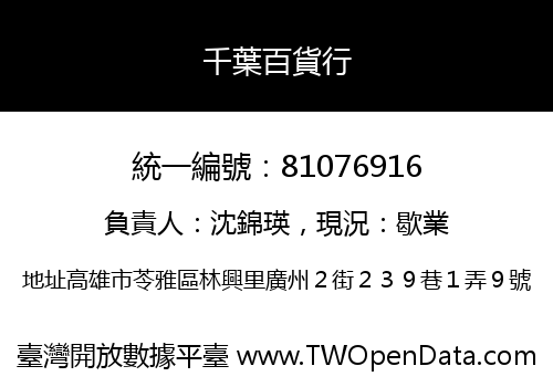 千葉百貨行