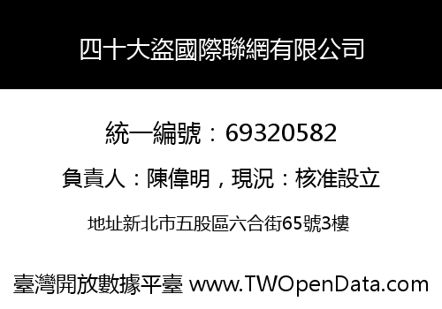 四十大盜國際聯網有限公司