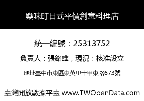 樂味町日式平價創意料理店