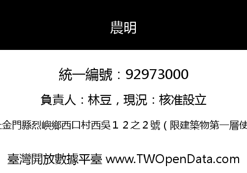 農明