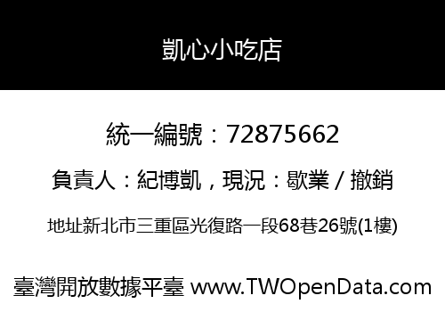 凱心小吃店