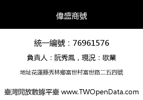 偉盛商號