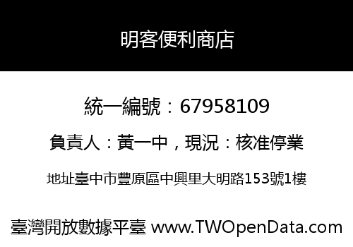 明客便利商店